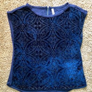 Blue Velvet Aeropostale Top
